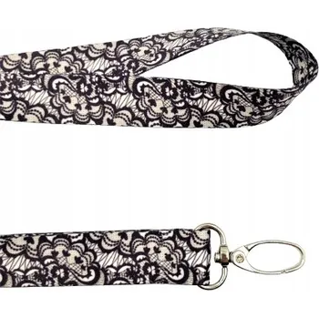 Šňůrka na krk na telefon, klíče 20mm - květiny