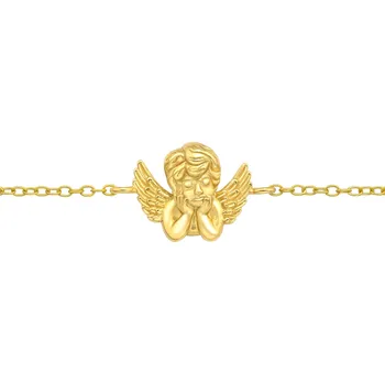Náramek Náramek Andílek lásky zlatý stříbro 925 2598