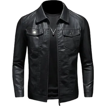 Moto bunda Pánská kožená bunda ND118 Barva: Černá, Velikost: XL