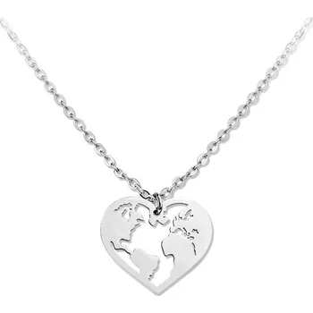 Náhrdelník Řetízek Srdce Globe stříbro 925 2428