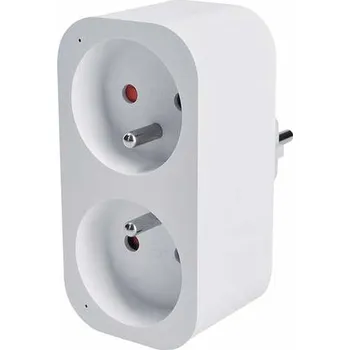 Solight Wi-Fi dvojzásuvka s měřením spotřeby