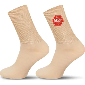 Pánská móda Nekompresní Ponožky Milena Ponožky béžové velikosti 44-46