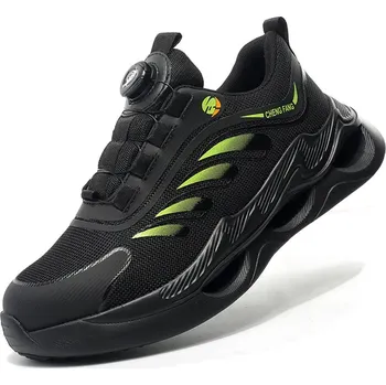 Pánská obuv Pracovní pánské tenisky s vysokou podrážkou Velikost: 36, Barva (Varianta): Zelená