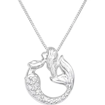 Náhrdelník Řetízek Mořská panna stříbro 925 2679