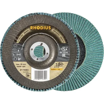 Brusný kotouč RHODIUS Lamelový brusný kotouč LSZ F3 150 x 22,23 P60 ALPHAline