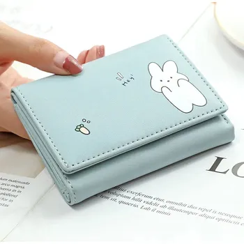 Jednobarevná peněženka se zajíčkem Barva (Varianta): Modrá