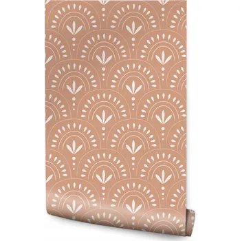 Fototapeta Tapeta na zeď do dětského pokoje - pastelový vzor, BOHO styl, ornamenty