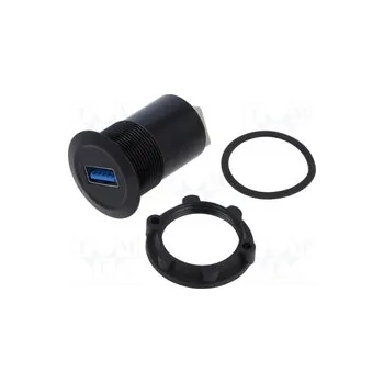 Elektrická zásuvka USB-09-BK