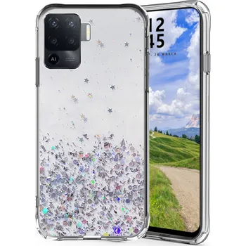 Pouzdro na mobilní telefon Zadní Kryt RCBR pro realme Oppo Reno 5 lite, bezbarvý