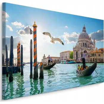 Obraz Obraz do obýváku Benátky architektura lodě 40x30