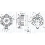 vnitřní ventilátor MAGNETI MARELLI 069412762010