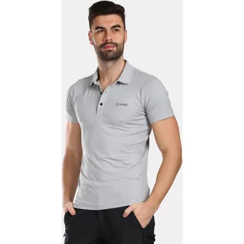 Pánská móda Kilpi GIVRY-M Pánské funkční polo triko VM0304KI Šedá L