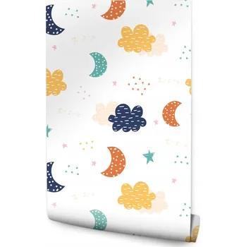 Fototapeta Tapeta pro děti - Barevné obláčky /240977936