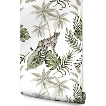 Fototapeta Tapeta na zeď LAMPARTY – Tropické listy, palmy