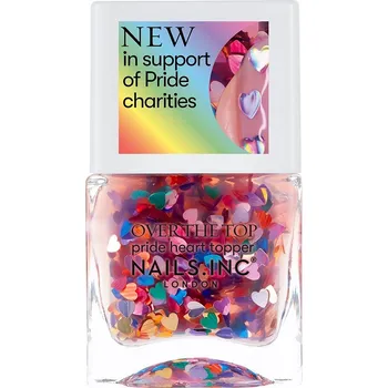 Přípravek na nehty Nails Inc. Over the Top Love in Sequins lak na nehty 14 ml