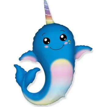 Balónek Fóliový balónek 24 palců Narval Narozeniny Helium