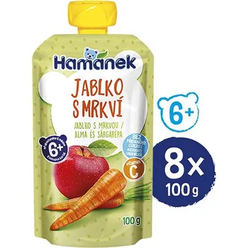 HAMÁNEK Jablko s mrkví 8× 100 g