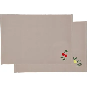 prostírání Bavlněná prostírání v sadě 2 ks 33x48 cm Bistro – Södahl ID_1753832