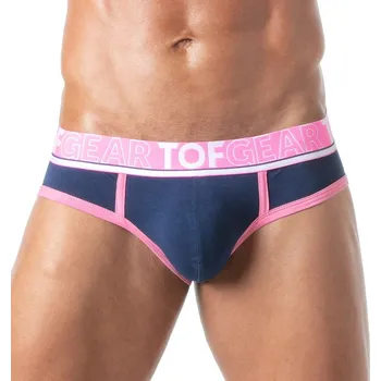 Slipy Slipy TOF Paris Champion Brief modré L, pánské bavlněné slipy