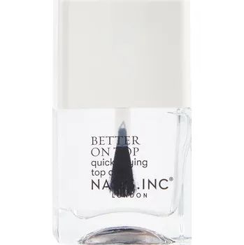 Lak na nehty Nails Inc. Treatment Better on Top Quick Dry vrchní lak na nehty 14 ml