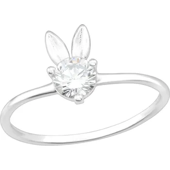 Prsten Prsten Zajíček stříbro 925 Velikost: 8 - 1,8 cm (EU 57 - 58) 1987/8