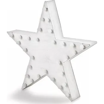 Vánoční dekorace Vánoční LED HVĚZDIČKA 40 cm, dekorativní, s 30 LED diodami, k zavěšení nebo postavení