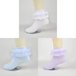 Dívčí ponožky s volánky 3 páry Velikost: 1-3T, Barva (Varianta): 3Pairs Barva12