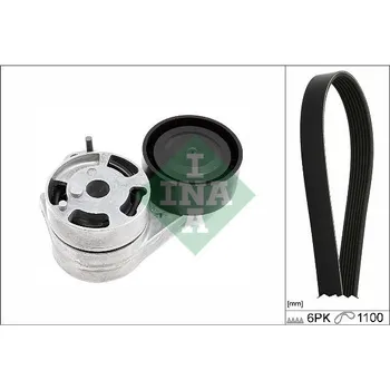 Sada žebrovaných klínových řemenů Schaeffler INA 529 0576 10