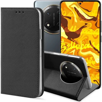 Pouzdro na mobilní telefon Flipové pouzdro Hello Case pro Honor Magic7 Lite, černé
