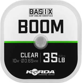 Korda Fluorocarbon Basix Boom 10m Nosnost: 35lb, Průměr: 0,65mm