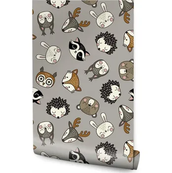 Fototapeta Tapeta do dětského pokoje lesní zvířata lišky