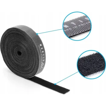 kabelová chránička ORGANIZÉR NA KABELY PÁSKA SUCHÝ ZIP PRO KABELY 1M NASTAVITELNÁ MONTIS