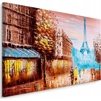 Obraz Obraz Paříž Budovy Eiffelova věž MALÍŘSTVÍ 40x30