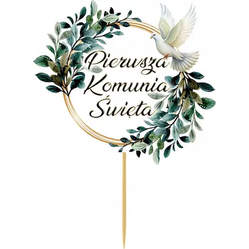 Obraz Ozdoba na dort, ozdoba na svaté SVATÉ PŘIJÍMÁNÍ , dort W8