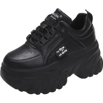 Dámské tenisky Chunky sneakers s tkaničkami Barva: Černá, Velikost: 35