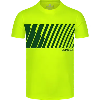 Pánké funkční triko NORDBLANC WORLD NBSMF8027 BEZPEČNÁ ŽLUTÁ XXXL
