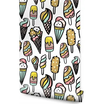 Fototapeta Tapeta pro mládež Barevná zmrzlina Sladkosti Jídlo
