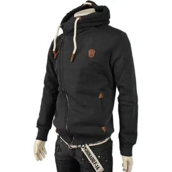 Pánská mikina Pánská mikina VINTE tm. šedý melír