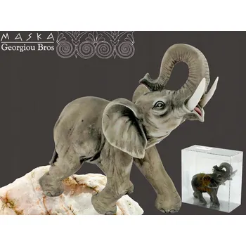 Obraz Figurka Slon Nikodém řecký alabastr 7 cm