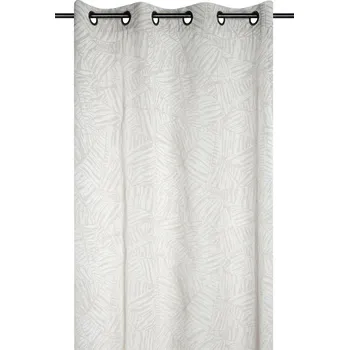 Sprchový závěs STOF Okenní závěs s kroužky, SCAR, 140 x 260 cm, šedý