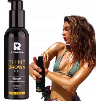 Přípravek na opalování Opalovací olej Byrokko Shine Brown Oil Pomeranč 150 Ml