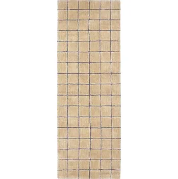 Koberec Ručně tkaný vlněný běhoun jantarový 80x230 cm Mosaic Amber – Lorena Canals ID_1752846