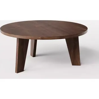 Konferenční stolek Konferenční stolek kulatý ELLA Ø90 cm Dub Čokoládový