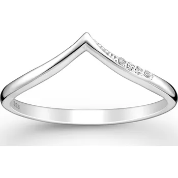 Prsten Prsten Kapka stříbro 925 Velikost: 8 - 1,8 cm (EU 57 - 58) 2329/8