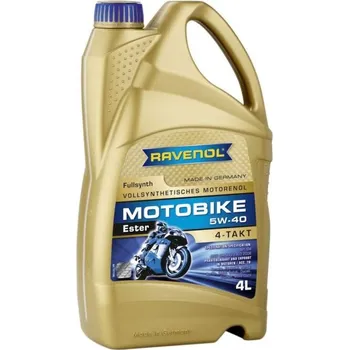 Motorový olej Motorový olej Ravenol Motobike Ester 4T 5W-40, 4L