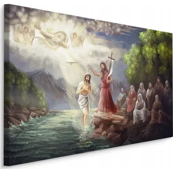 Obraz Obraz Canvas křest Ježíše v Jordánu Jan 30x20