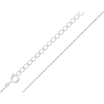Náhrdelník Řetízek 40-45 cm šířka 1 mm stříbro 925 2578