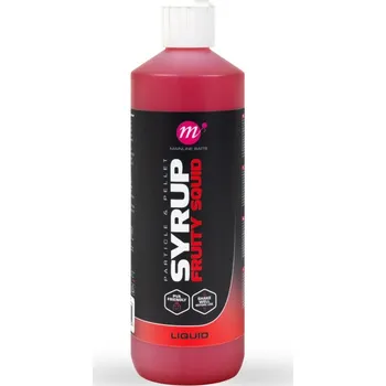 Návnadové aroma Mainline Liquid Particle + Pellet Syrup Fruity Squid 500ml