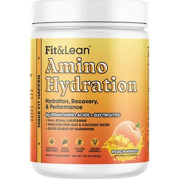 Nápoj pro sportovce Fit & Lean Amino Hydration 350 g Příchuť: broskev a mango