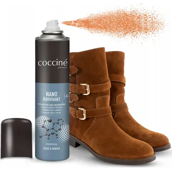Přípravek pro údržbu obuvi COCCINE IMPREGNÁTNÍ BARVA NA SEMIŠOVÉ BOTY 75 ML NANO RAVVIVANT ORANŽOVÁ